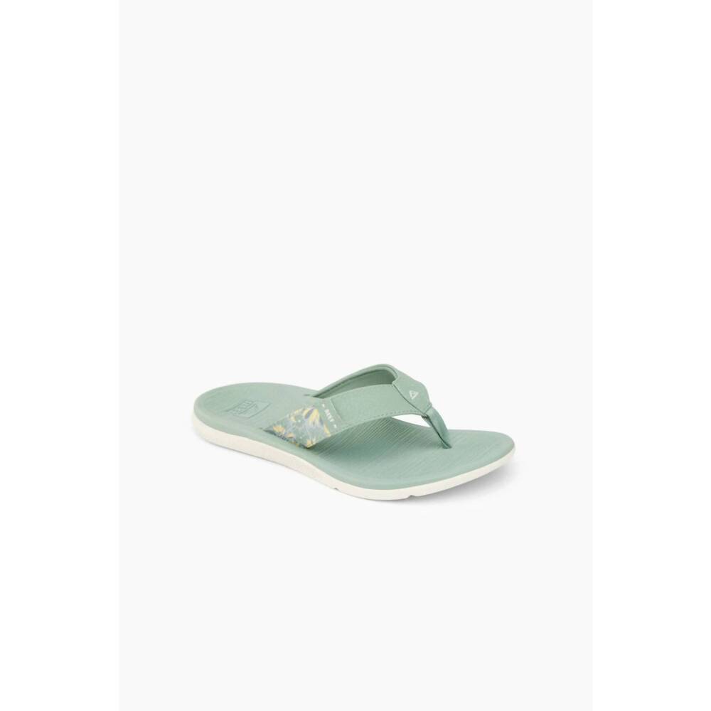 NEW REEF women's santa ana flip-flops in frosty